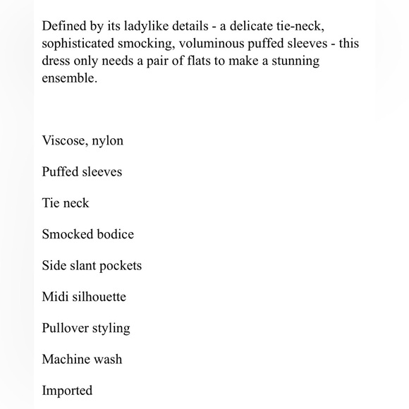 Anthropologie Dasha Smocked Midi Floral Tie  Bohemian Dress Size Large - Picture 15 of 17